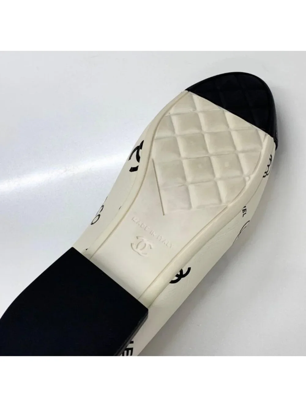 Chanel Ballerina Lambskin CC Logo Camellia Ballet Shoes